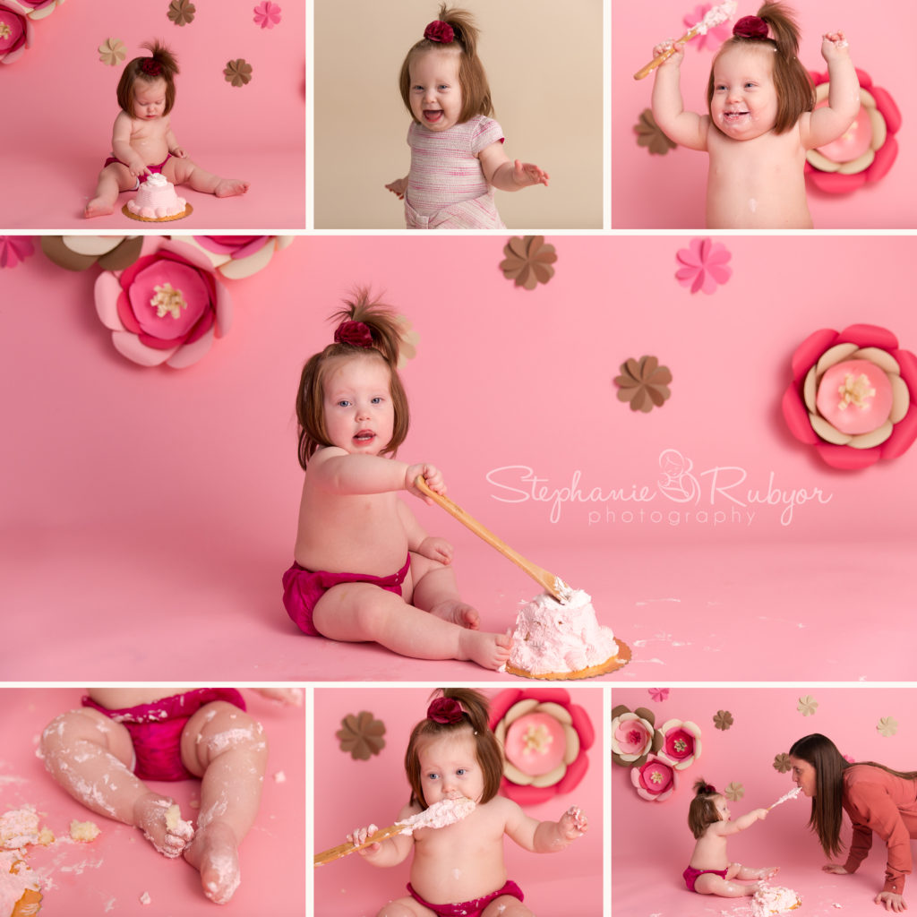 seattle baby photographer, seattle baby photography, milestone photographer, cake smash, stephanie rubyor photography
