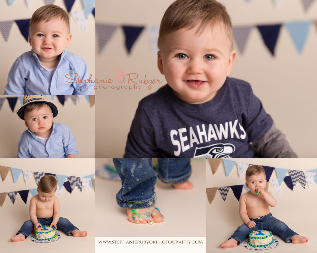 cake smash photo session, milestone baby, baby pictures, best child photographer, seattle child baby photographer