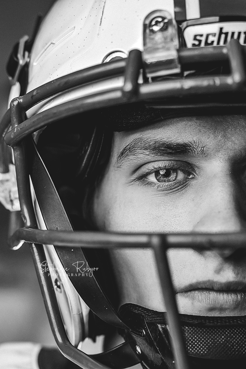 Football sport portraits at Boswell High School in Fort Worth, Texas. 